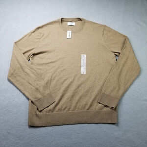 Old Navy Sweater Mens Size L Brown Long Sleeve Cotton Polyester Blend